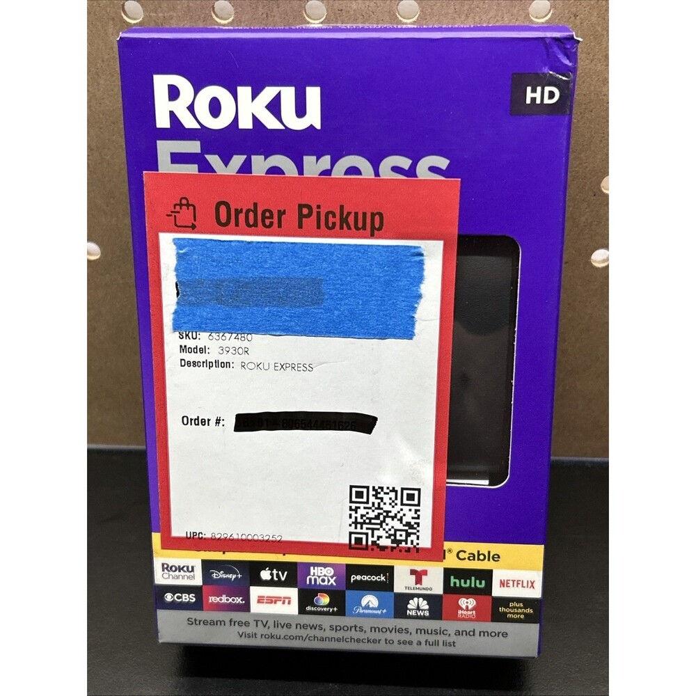 Roku Express 3930R (3930X) HD Media Streamer w/ Simple Remote - Fast Shipping